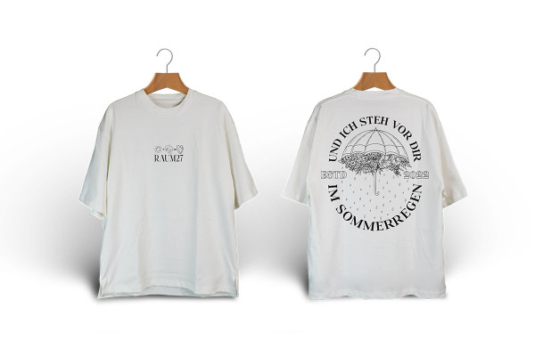 RAUM27 - Sommerregen 3.0 T-Shirt Weiß