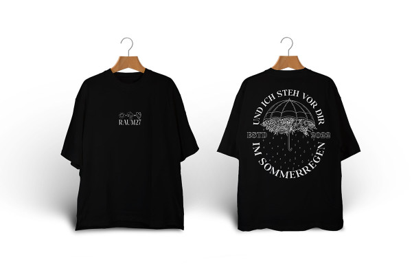 RAUM27 - Sommerregen 3.0 T-Shirt Schwarz